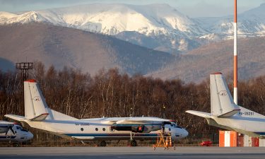 A file photo of an Antonov An-26 twin-engined turboprop