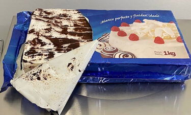 The Maine Drug Enforcement Agency seized cocaine disguised as a cake from a vehicle along I-295 as it entered the city of Gardiner.