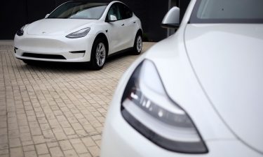 Tesla sales rise despite enormous headwinds. This image shows model S electric vehicles for sale at a dealership in Columbus