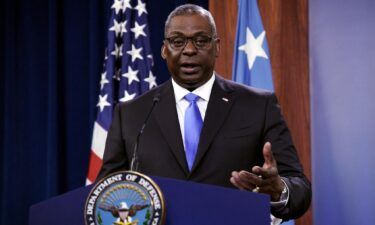 Defense Secretary Lloyd Austin holds a news conference on July 21