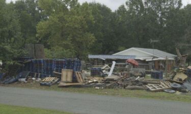 It's back to jail for the so-called Pallet Man and his elderly father -- this time for 30 days. Caddo First Judicial District Judge Ramon Lafitte again found Marty and Charles Julian in contempt of his order to bring their junkyard property into compliance with the town's ordinances.