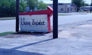 The owner of a new restaurant in Houston's East End said he plans to fight against city officials who say it's illegal for him to have a portable sign up in front of his building.