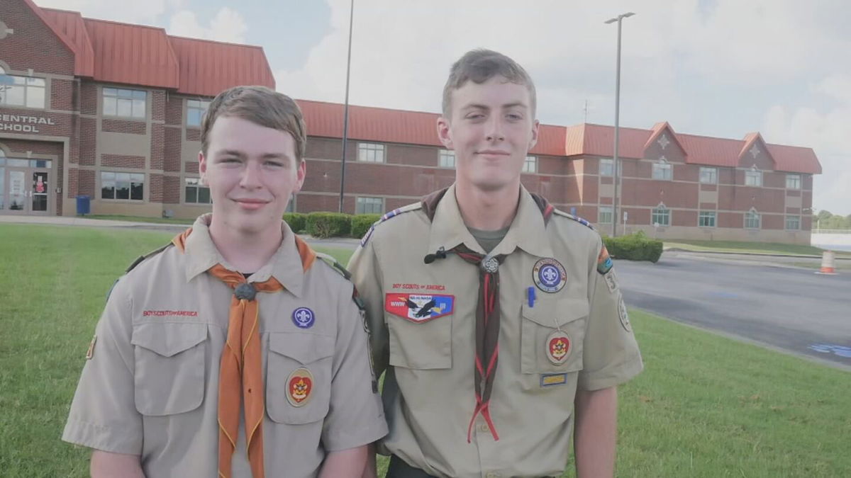 <i>WSMV</i><br/>17-year-olds Jacob Armistead and Alec Jakalski are honored for their heroic actions during catastrophic flooding.