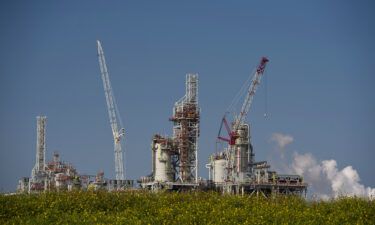 An ExxonMobil petrochemical complex under construction in Texas in July. Lawmakers are urging action on climate change this week after a UN report concluded greenhouse gas emissions need to be cut significantly