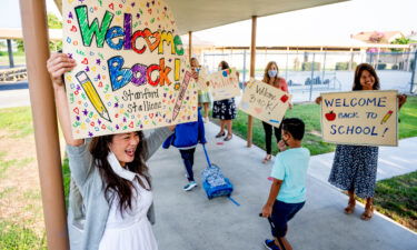 Third-grade teacher Candace Ropp