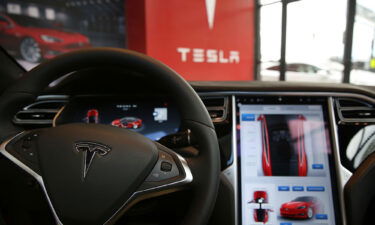 Senators call for a federal probe into Tesla's Autopilot claims. The inside of a Tesla vehicle is displayed in this image.