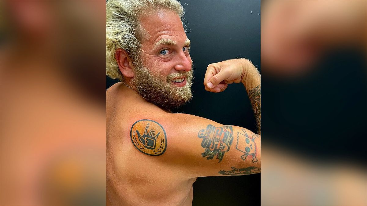 Jonah Hill celebrates body positivity with new tattoo  Celebrities   celebretainmentcom