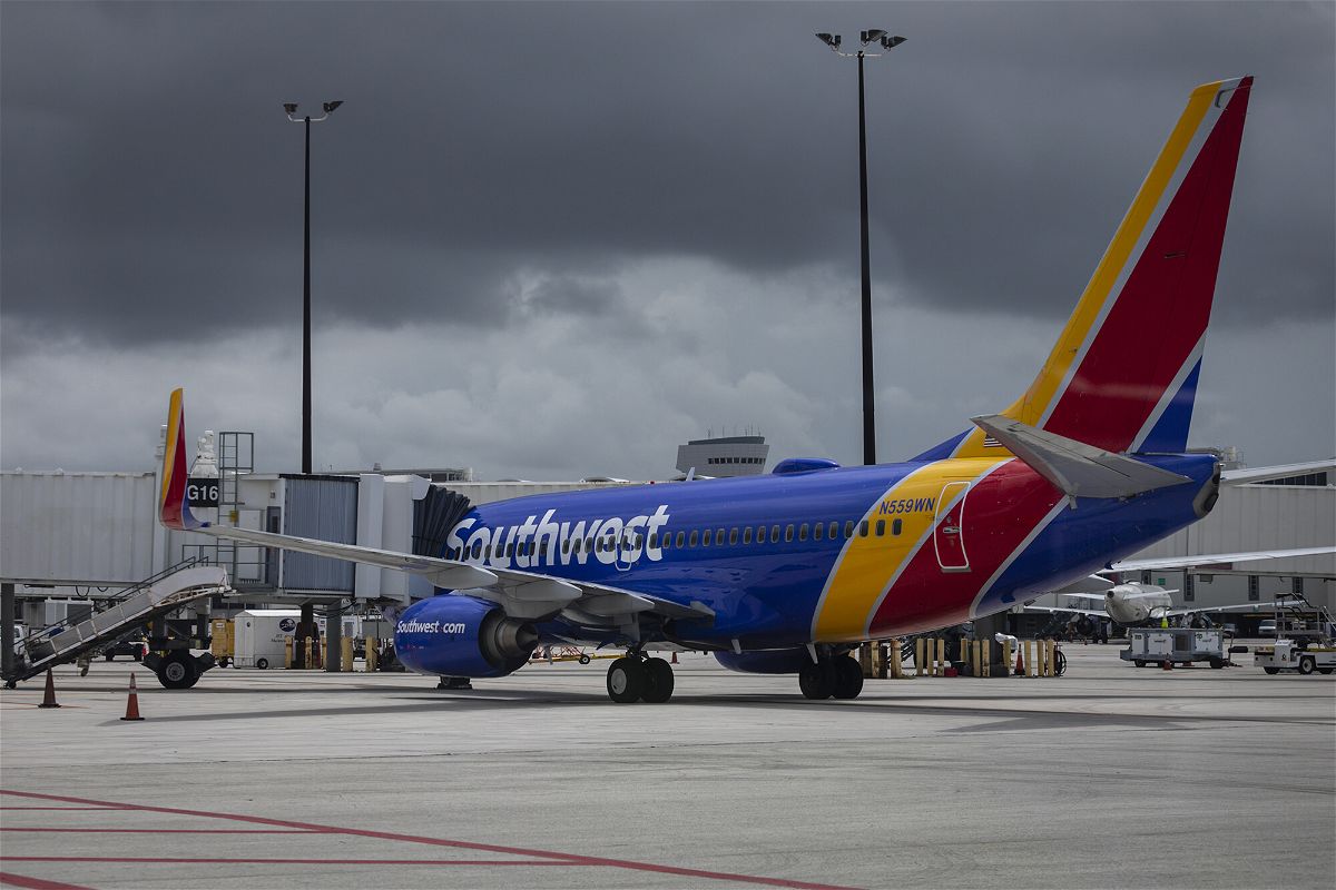 <i>Eva Marie Uzcategui/Bloomberg/Getty Images</i><br/>The Delta variant of Covid-19 is weighing on Southwest Airlines' bottom line. The carrier said in a regulatory filing on Aug. 11 that customers this months have been booking fewer flights and are increasingly canceling the trips they've already booked.