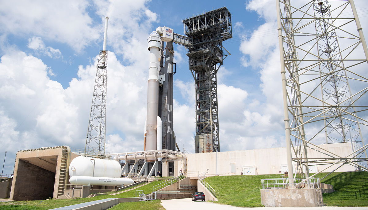 <i>Joel Kowsky/NASA/Getty Images</i><br/>Boeing's Starliner test flight is once again delayed. A Boeing Starliner spacecraft is seen on the launch pad