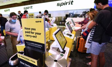 Spirit Airlines enters third consecutive day with significant disruptions. Travelers here check in for a Spirit Airlines flight at Orlando International Airport on the Friday before Memorial Day.