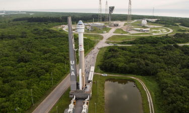 A United Launch Alliance Atlas V rocket with Boeings CST-100 Starliner spacecraft aboard is seen Monday