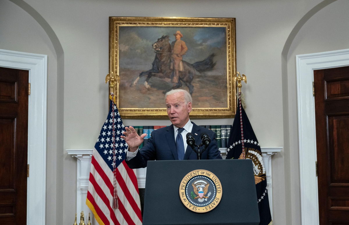 <i>Andrew Caballero-Reynolds/AFP/Getty Images</i><br/>Group of Seven leaders are expected to press President Joe Biden to extend the deadline for US troops withdrawal from Afghanistan during a Tuesday morning meeting.