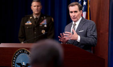 Pentagon press secretary John Kirby says