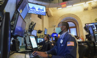 The S&P 500 rallied for the third-straight day on Monday. Pictured is the New York Stock Exchange in New York