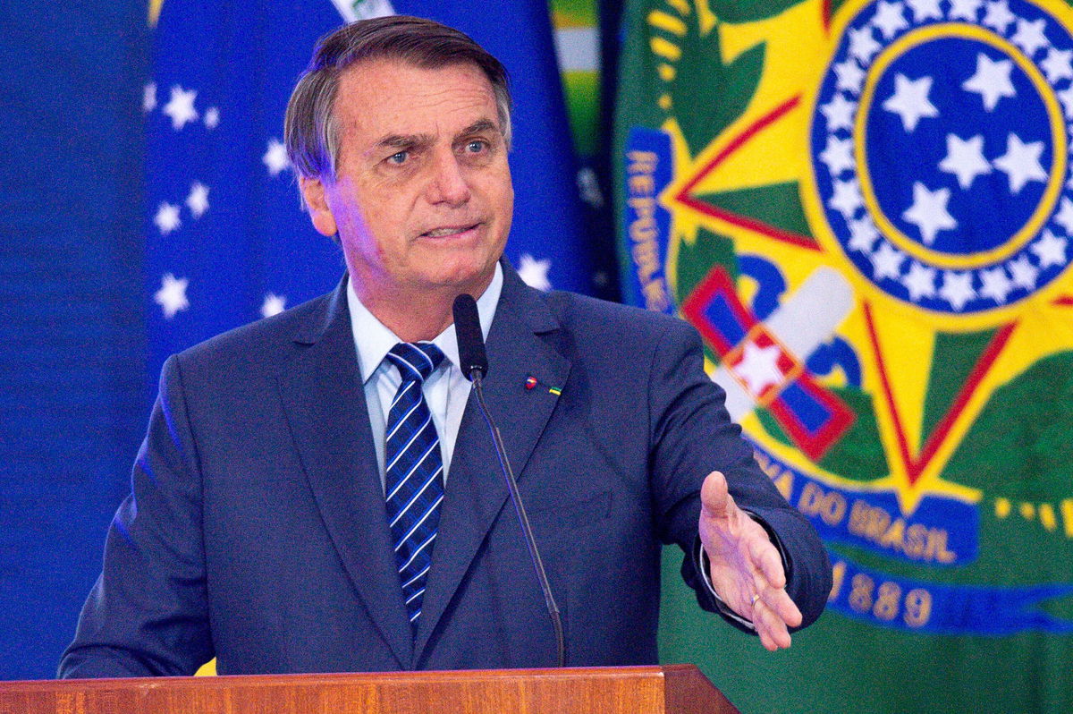 <i>Andressa Anholete/Getty Images</i><br/>Brazil's President Jair Bolsonaro