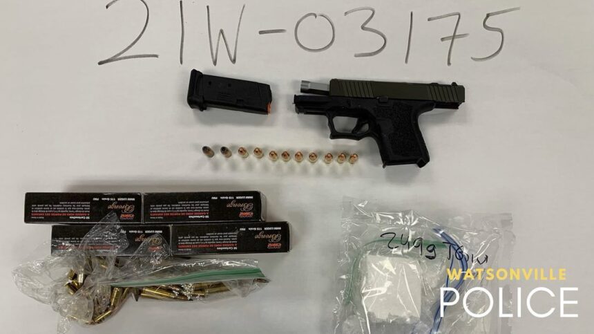 teen gun and cocaine arrest