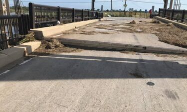 The Yscloskey Bridge in St. Bernard Parish remains closed after it received major damage during Hurricane Ida.