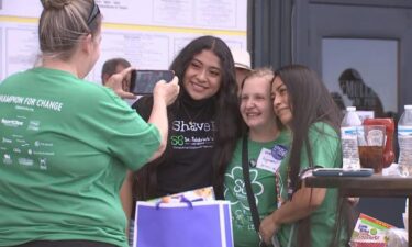 A group attended a fundraiser by an Irish pub that raised more than $900