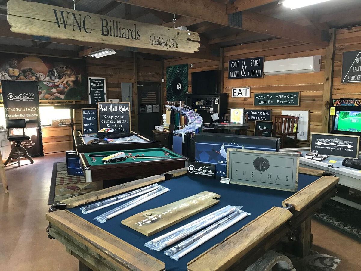 <i>WLOS</i><br/>The set coordinator for a series currently being filmed in Western North Carolina is having a pool table custom-made by WNC Billiards in Waynesville.