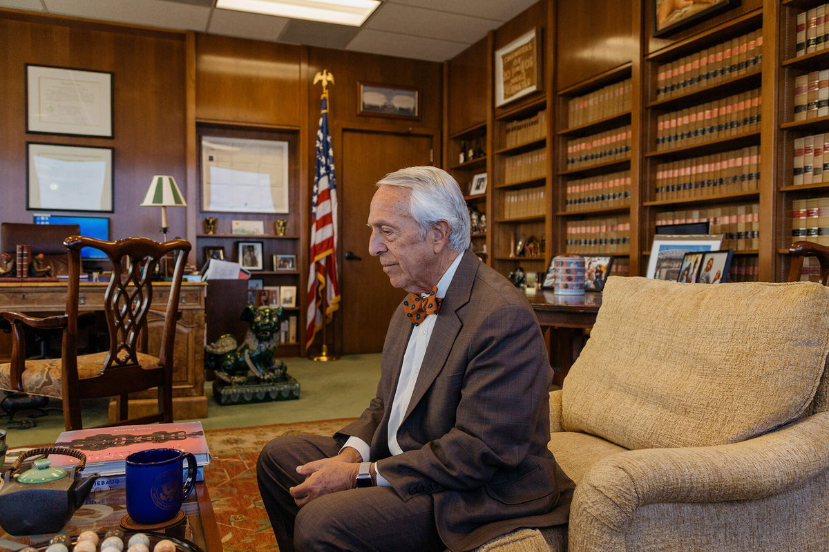 <i>Jason Henry/The New York Times/Redux/File</i><br/>Judge Charles Breyer sits in his chambers at the federal courthouse in San Francisco in 2016.  Breyer is a member of the sentencing commission.