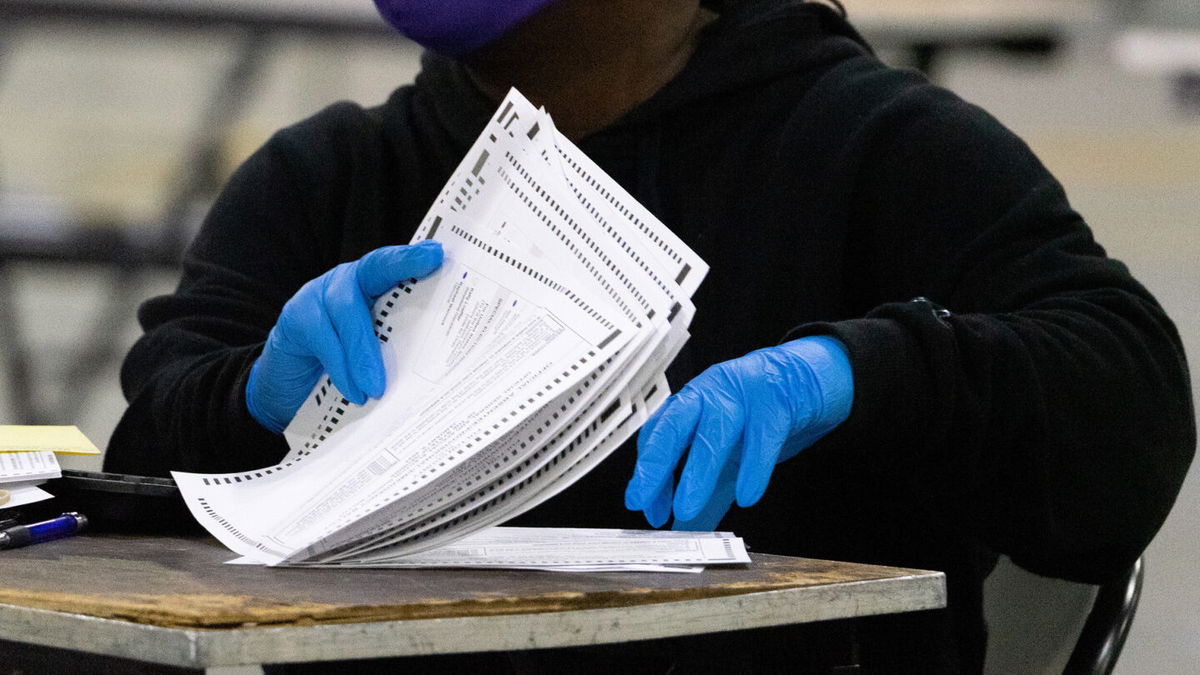 <i>Megan Varner/Getty Images/FILE</i><br/>The FBI has stepped up investigations of threats against election officials -- in some cases