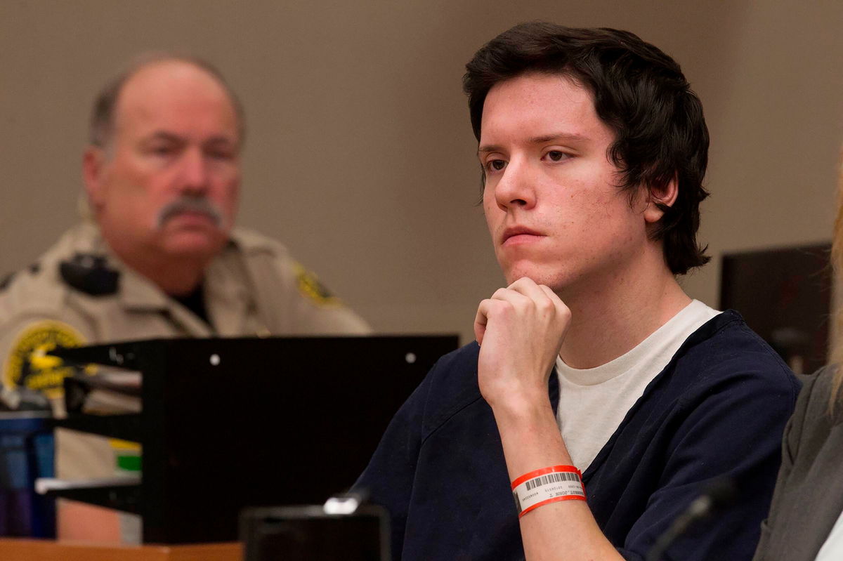 <i>John Gibbins/San Diego Union-Tribune/TNS/Sipa USA</i><br/>Defendant John Earnest listens during a witness testimony in his preliminary hearing in September 2019