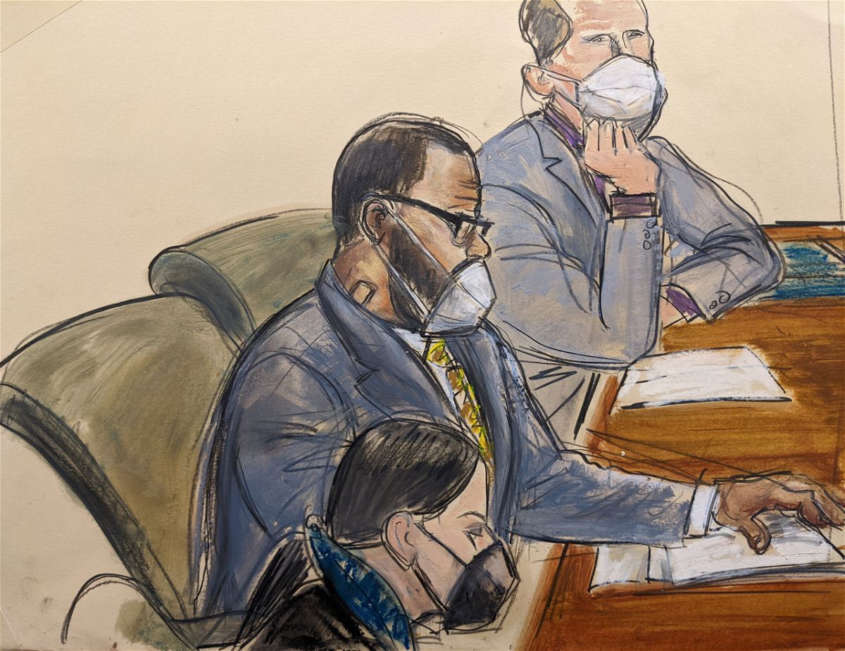 <i>Elizabeth Williams/AP</i><br/>In this courtroom sketch