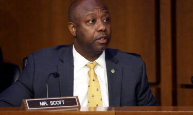 Republican Sen. Tim Scott of South Carolina is pictured.