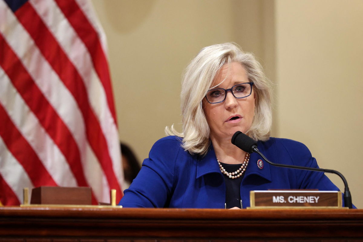 <i>Chip Somodevilla/AFP/POOL/Getty Images</i><br/>Rep. Liz Cheney