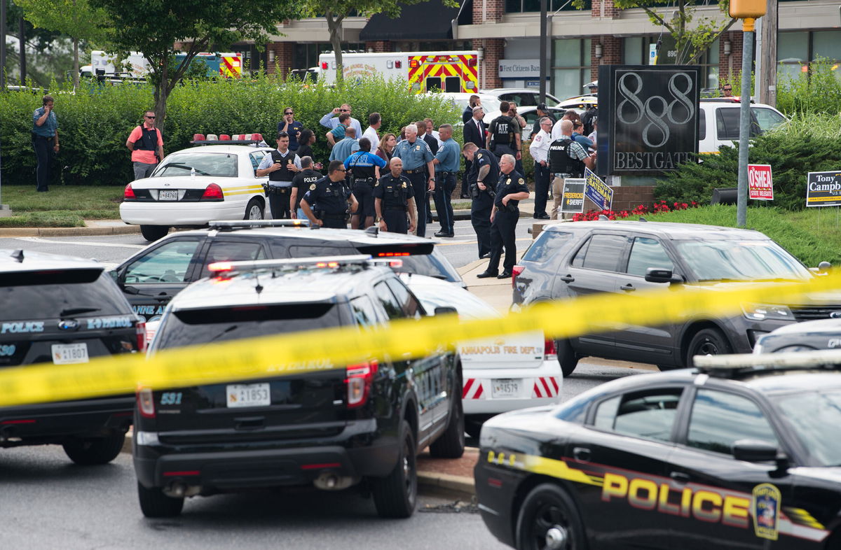 <i>Saul Loeb/AFP via Getty Images</i><br/>A man who killed five employees of Maryland's Capital Gazette newspaper in 2018 was sentenced Tuesday to five life sentences without parole.