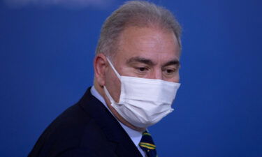 Brazilian Health Minister Marcelo Queiroga at Palacio do Planalto