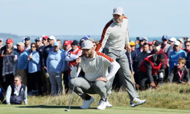 Sergio Garcia claimed his 24th Ryder Cup match victory