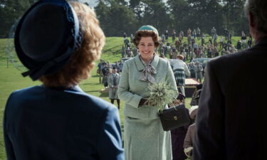 Olivia Colman (center) won outstanding lead actress in a drama for her portrayal as Queen Elizabeth in "The Crown" at the 73rd annual Emmy Awards held on September 19. 'The Crown' also won outstanding drama series