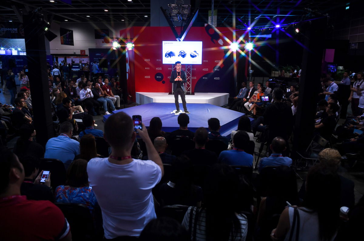 <i>Stephen McCarthy/Sportsfile/Getty Images</i><br/>Hong Kong has won back its status as the host of a marquee Asian tech conference. This image shows the Hong Kong Convention and Exhibition Centre in 2019 in Hong Kong.