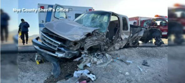 <i>Nye County Sheriff/KVVU</i><br/>In this March 27 photo