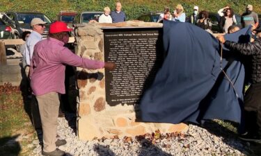 A new memorial can be found at the site of Old Fort's Andrews Geyser