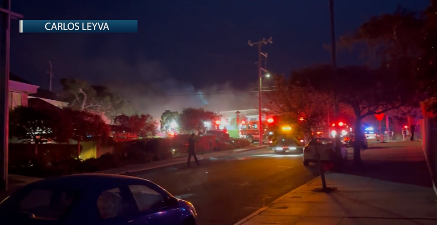 house fire monterey being investigated as arson on Hoffman Ave