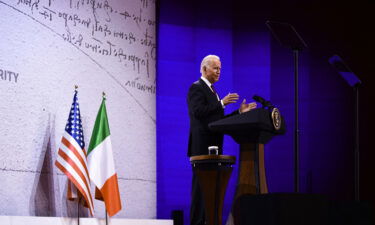 US President Joe Biden addresses a press conference at the end of the G20 of World Leaders Summit on October 31