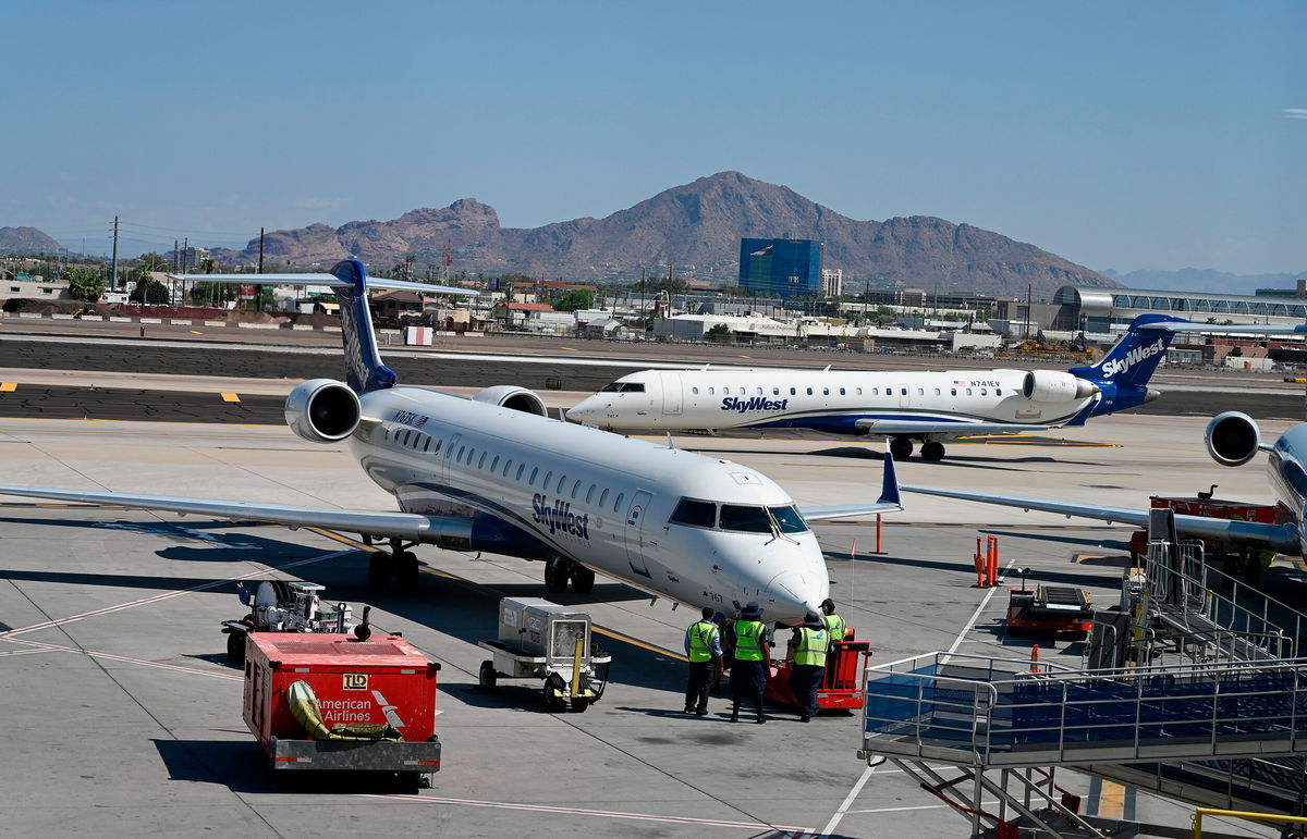 <i>Daniel Slim/AFP/Getty Images/FILE</i><br/>SkyWest