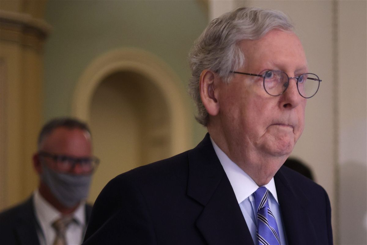 <i>Alex Wong/Getty Images North America/Getty Images</i><br/>The debt ceiling deal proposed by Senate Minority Leader Mitch McConnell is putting his GOP conference in a bind