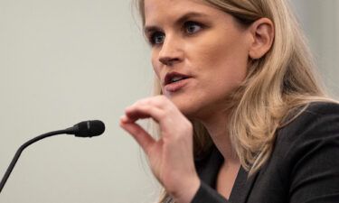 Former Facebook employee and whistleblower Frances Haugen testifies before a Senate Committee on Commerce