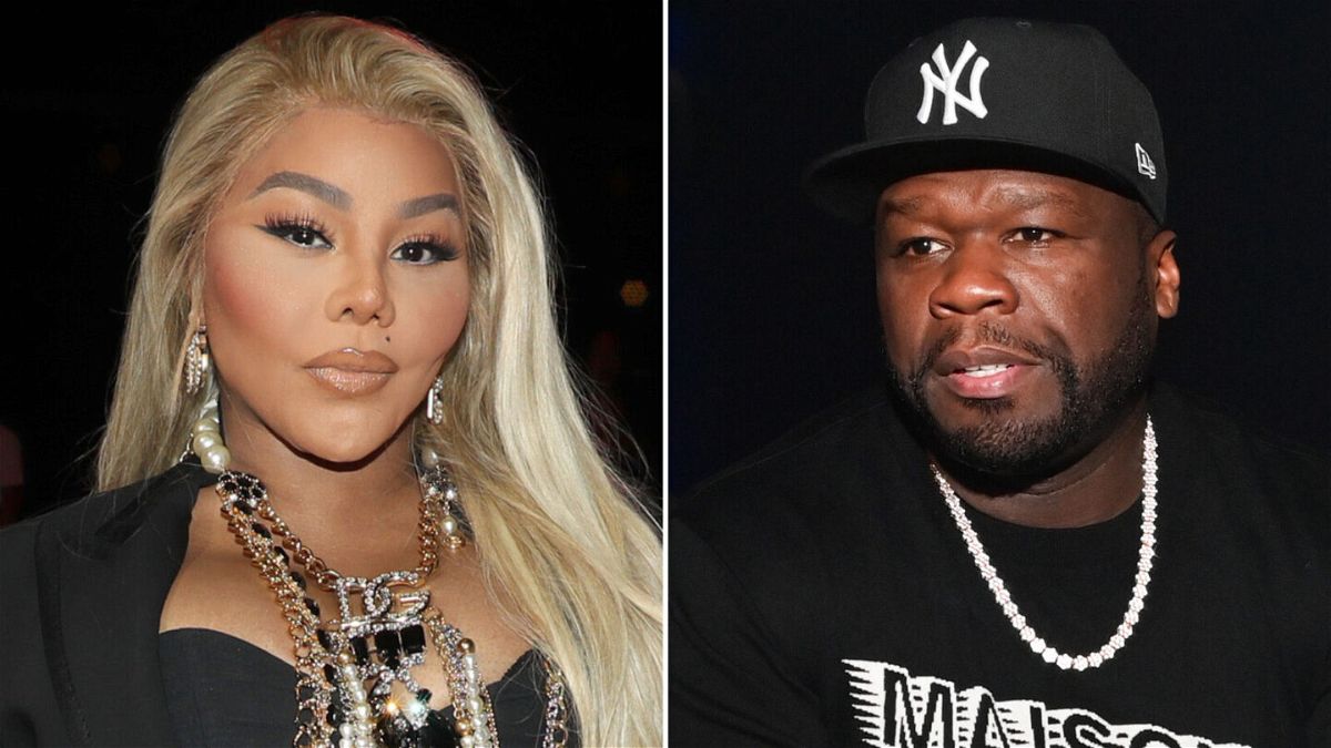 <i>Getty Images/WireImage</i><br/>After rapper/actor/producer 50 Cent (R) posted his amusement about a viral TikTok video that compared raptress Lil Kim (L) dancing to a leprechaun