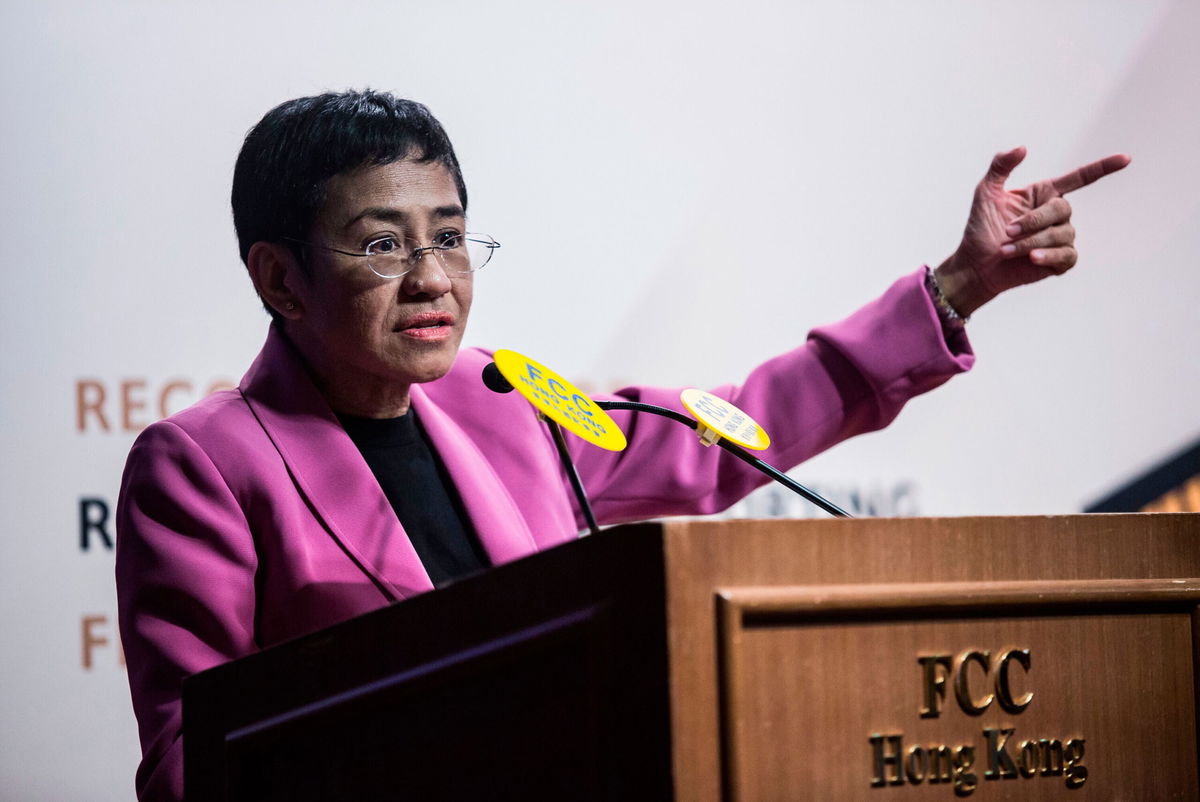 <i>Isaac Lawrence/AFP/Getty Images</i><br/>For journalist Maria Ressa