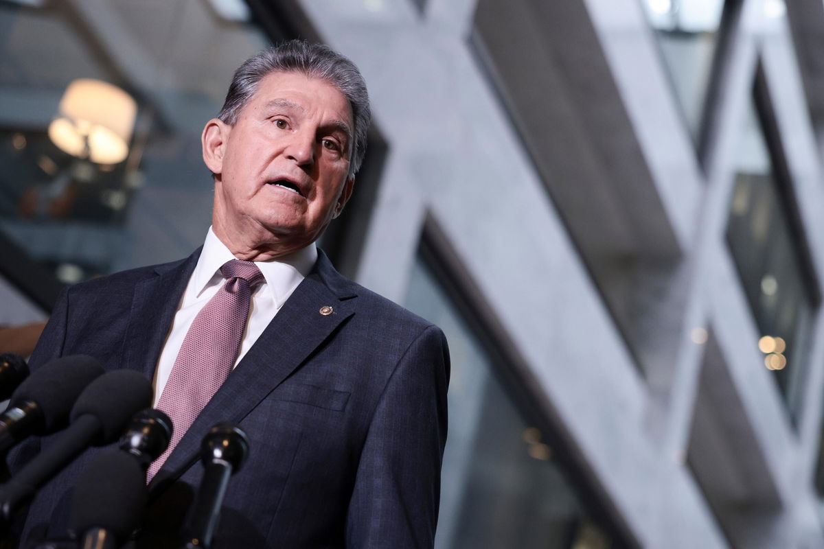 <i>Anna Moneymaker/Getty Images</i><br/>Sen. Joe Manchin