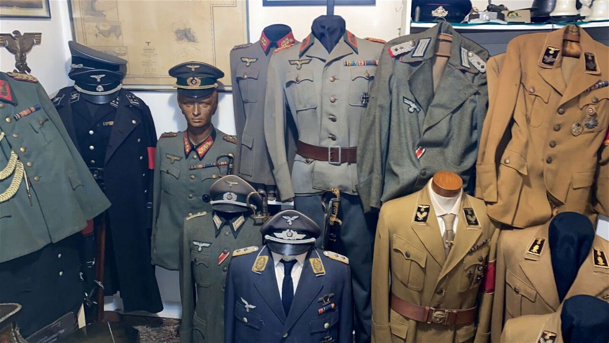 <i>Policia Civil RJ/Reuters</i><br/>Nazi clothes seized from the property in a handout photograph released on October 6