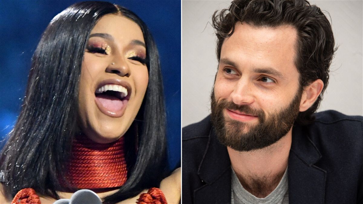 <i>Getty</i><br/>Rapper Cardi B tweeted an old video in which Penn Badgley talks about social media and praises Cardi B for how she uses it