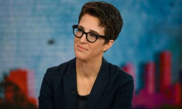 Rachel Maddow revealed on her show Wednesday that she had surgery for skin cancer. Maddow is shown here on Tuesday