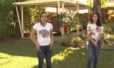 Police said 15-year-old Jeimy Henrriquez (right) was playing a video game when she began chatting with a stranger. She would leave with the stranger to North Carolina.