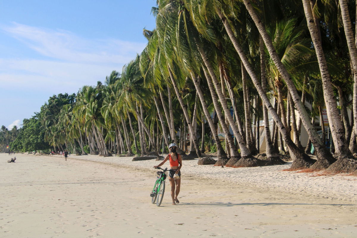 <i>Stringer/AFP/Getty Images</i><br/>The Philippines is looking to open its borders to fully vaccinated tourists coming from 