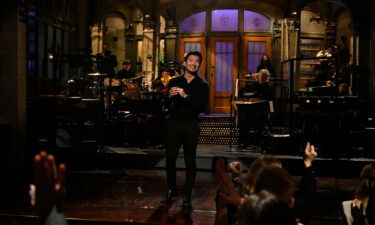 Saturday Night Live host Simu Liu during the monologue on Saturday